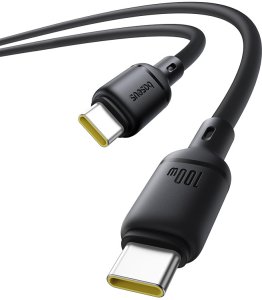 Kabel USB Baseus USB-C - USB-C 1 m Czarny (6932172668815) 4