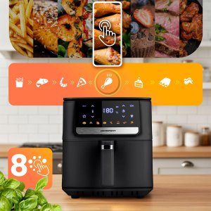 Frytkownica beztłuszczowa Air fryer Berdsen BD-662 czarna 3