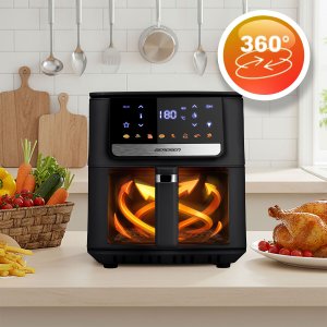 Frytkownica beztłuszczowa Air fryer Berdsen BD-662 czarna 10