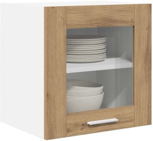 vidaXL Szafka wisząca Riga 2 pcs Dąb rzemieślniczy 40 x 31 x 40 cm 3