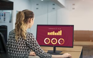 DELL E Series E2725H monitor komputerowy 68,6 cm (27") 1920 x 1080 px Full HD LED Czarny 2