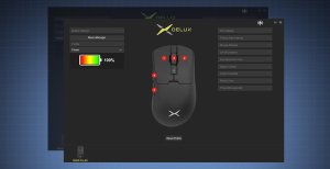 Wireless gaming mouse Delux M900 Ultra-Lightweight 2.4G 12000DPI 10