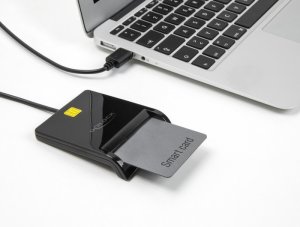 DELOCK USB 2.0 Smartcard Kartenleser f�r Smartcards mit Kontaktchip 2