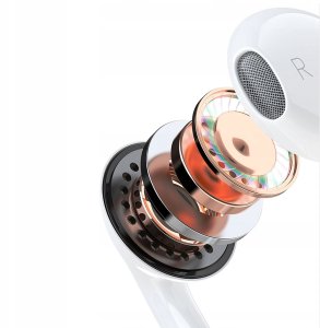 Słuchawki Dudao słuchawki douszne ze złączem USB Typu C biały (X14PROT) 6