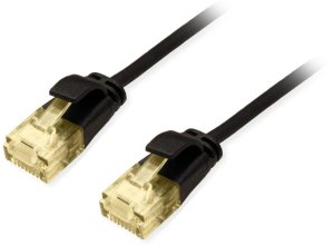 Equip 626906 kabel sieciowy Czarny 3 m Cat6a U/UTP (UTP) 2