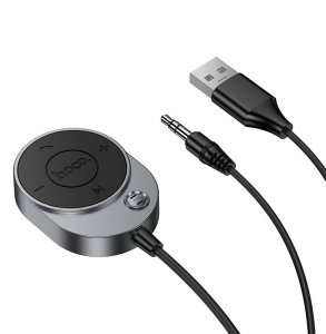 Odbiornik AUX Hoco Bluetooth z kablem Jack 3,5 mm E150 szary 2