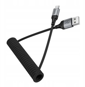 Kabel USB A do Micro USB Hoco 2,4A 1,5 m X121 czarny 2
