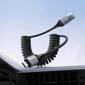 Kabel USB A do Micro USB Hoco 2,4A 1,5 m X121 czarny 8