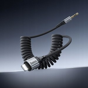 Kabel AUX Jack 3,5 mm do Lightning Hoco 1,5 m UPA33A czarny 6