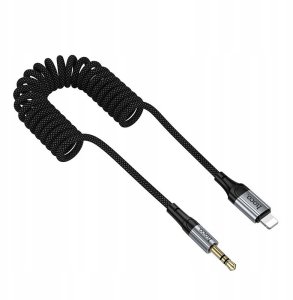 Kabel AUX Jack 3,5 mm do Lightning Hoco 1,5 m UPA33A czarny 8