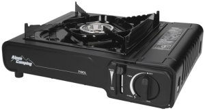 Kuchenka turystyczna Alpen Camping, moc: 2.0 kW, zużycie gazu 146g/h, zapłon piezoelektryczny, TYROL 2