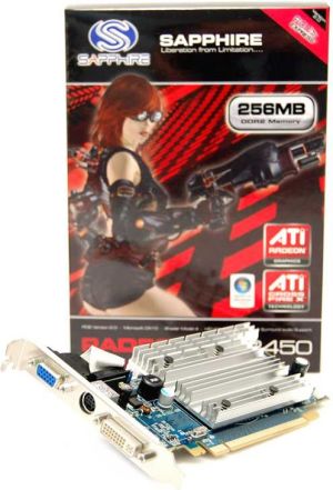 Karta graficzna Sapphire Radeon HD 3450 256MB HD3450 256MB 64bit DDR2 TV DVI 6