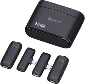 Mikrofon Platinet PLATINET WIRELESS LAVALIER MICROPHONE MIKROFON KOŁNIERZYKOWY DOUBLE SET [46294] 4