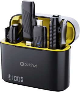 Mikrofon Platinet PLATINET WIRELESS LAVALIER MICROPHONE MIKROFON KOŁNIERZYKOWY DOUBLE SET [46294] 6