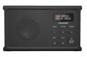 RADIO DR 3BK CYFROWE CZARNE AKUM. (DAB+/FM/RDS/BT/ZEGAR/ALARM) 2