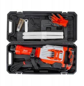 MŁOT WYBURZENIOWY 70J CHŁODZONY OLEJEM UDAROWY MOCNY UDAR HEX30 1600W DŁUTO 5