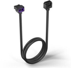 Przedłużacz do zasilacza 8 pin do płyty głównej CPU Asiahorse czarny ARGB Hydrus 4