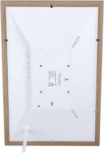 Ramka cyfrowa Rollei 152 cyfrowa ramka na zdjęcia Drewno 39,6 cm (15.6") Ekran dotykowy Wi-Fi 11