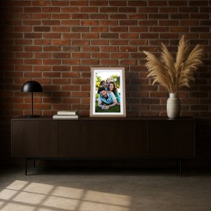 Ramka cyfrowa Rollei 152 cyfrowa ramka na zdjęcia Drewno 39,6 cm (15.6") Ekran dotykowy Wi-Fi 3