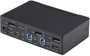 StarTech P2AD122-KVM-SWITCH przełącznik KVM Czarny 2