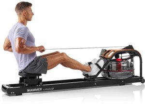 Wioślarz wodny HAMMER AQUON WATER FLOW PRO Bluetooth 5 poziomów 4