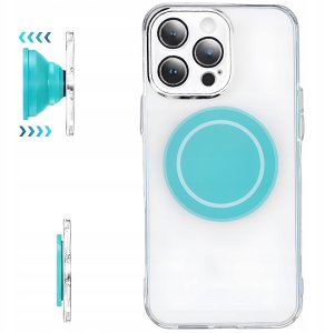 Uchwyt Do Telefonu Na Palce Do Magsafe Popsocket Podstawka Stojak Turkusowy 3