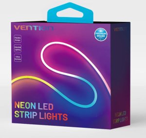 Vention Silicone Neon z pilotem IR i zasilaczem DC 12V 5m 3