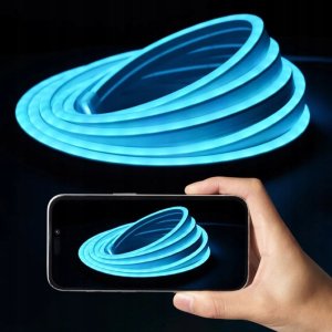 Vention Silicone Neon z pilotem IR i zasilaczem DC 12V 5m 9