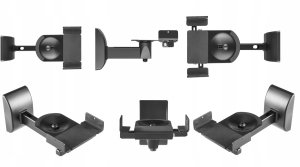 Uchwyt na Głośnik Ścienny Uniwersalny MX-045 2szt. do kolumn satelit regulowany 4