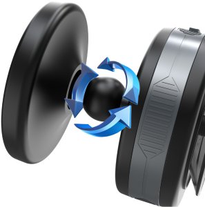 Uchwyt samochodowy Wozinsky WUSQ-01 z ładowarką Qi kompatybilny z MagSafe - czarny 6