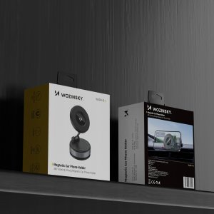 Uchwyt samochodowy Wozinsky WUSM-01 magnetyczny na deskę rozdzielczą/szybę - czarny 6