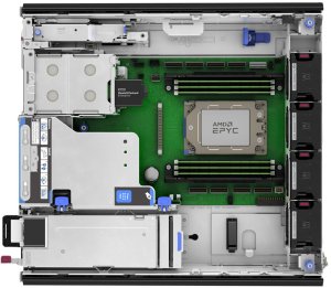 HPE ProLiant DL145 Gen11 8024P 2.4GHz 8c 1P 1x32GB-R 2SFF NS204i-u NC BCM5719 2x1000W PS EMEA Server serwer 0 GB Rack (2U) AMD EPYC 2,4 GHz 32 GB DDR5-SDRAM 1000 W 5