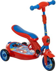 Hulajnoga elektryczna Spidey Bubble 2w1 z siedziskiem od 3 lat, 6+ bez siedziska Huffy 5