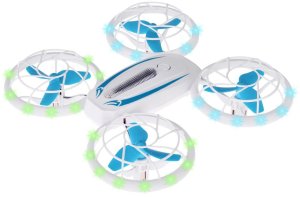 Quadcopter Led Dron efektowne Oświetlenie Super Akrobacje + pilot RC0737 EDUKAMP 3
