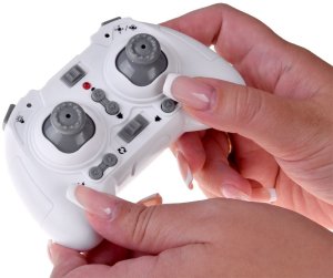 Quadcopter Led Dron efektowne Oświetlenie Super Akrobacje + pilot RC0737 EDUKAMP 4