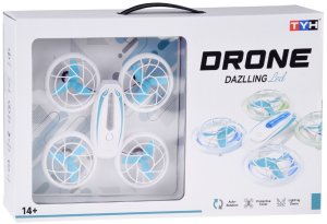 Quadcopter Led Dron efektowne Oświetlenie Super Akrobacje + pilot RC0737 EDUKAMP 9