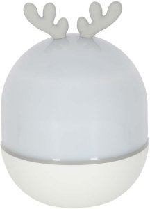 KIK LAMPKA NOCNA PROJEKTOR GWIAZD RENIFER LED USB 6 MOTYWÓW PILOT MUZYKA AKUMULATOR 2
