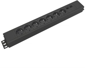 Kondator 935-T7DD rozgałęziacz 0,5 m 7 x gniazdo sieciowe Wewnętrzna Czarny 2