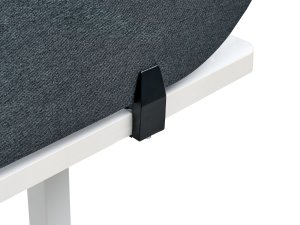 Beliani Przegroda na biurko 120 x 40 cm ciemnoszara SPARKY 8