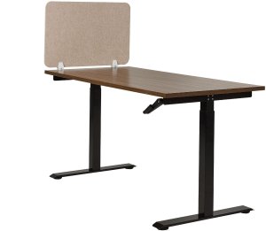 Przegroda na biurko 72 x 50 cm beżowa SPLIT 6