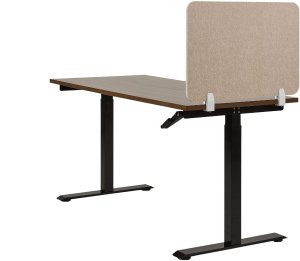 Przegroda na biurko 72 x 50 cm beżowa SPLIT 7