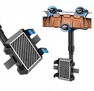 UCHWYT NA TELEFON DO SAMOCHODU NA LUSTERKO WSTECZNE SAMOCHODOWY REGULOWANY 4