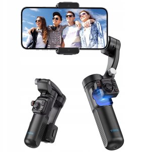 Uchwyt Stojak na telefon Statyw z Pilotem śledzenie obiektów Gimbal ręczny 3