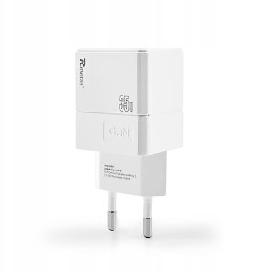 SZYBKA Ładowarka sieciowa USB TYP-C 35W GaN QC 3.0 KOSTKA uniwersalna 3