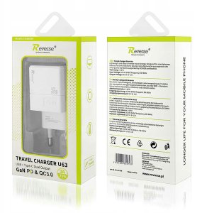 SZYBKA Ładowarka sieciowa USB TYP-C 35W GaN QC 3.0 KOSTKA uniwersalna 6