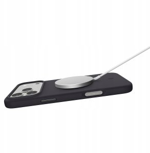 Spigen Silicone Fit Mag MagSafe - Etui do iPhone 17 Pro (Black) 5