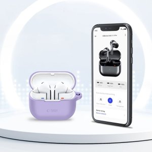 TECH-PROTECT SILICONE HOOK SAMSUNG GALAXY BUDS 3 / 3 FE / 3 PRO LAVENDER 5