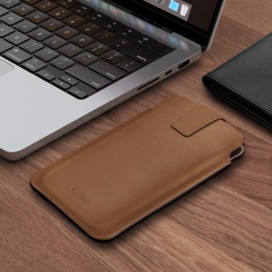TECH-PROTECT SM65 UNIVERSAL PHONE POUCH 6.0-6.9 INCH BROWN 4