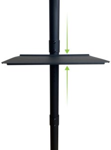 Stojak wózek mobilny do telewizora TV 32-60" do 40 kg regulowany półka AV 10