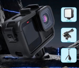 Ramka Obudowa Frame Mount + Stopka ISO do GoPro HERO 13 / 12 / 11 / 10 / 9 BLACK / S6-FMS-17-TGP 5